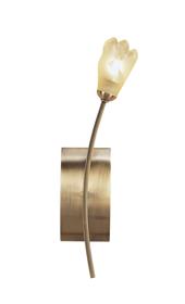 Pietra Antique Brass Wall Lights Mantra Armed Wall Lights